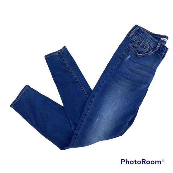 Old Navy Women's Rockstar Super Skinny Jeans Size 6 Stretch High Rise Zipper Fly - Picture 1 of 7